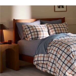 Plaid Duvet Set